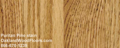 Puritan Pine wood floor stain color